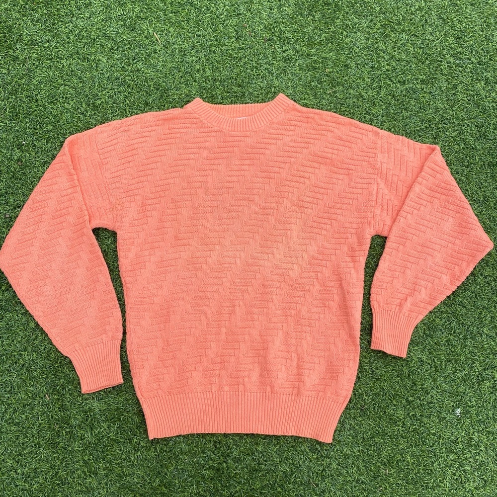 peach vintage sweater